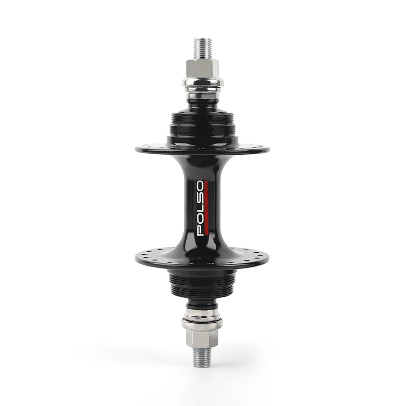 POLSO リヤ用LHDハブ シングルスピード POLSO FH001 固定ギアバイクリアハブシングルスピード 20H 24H 28H 32H