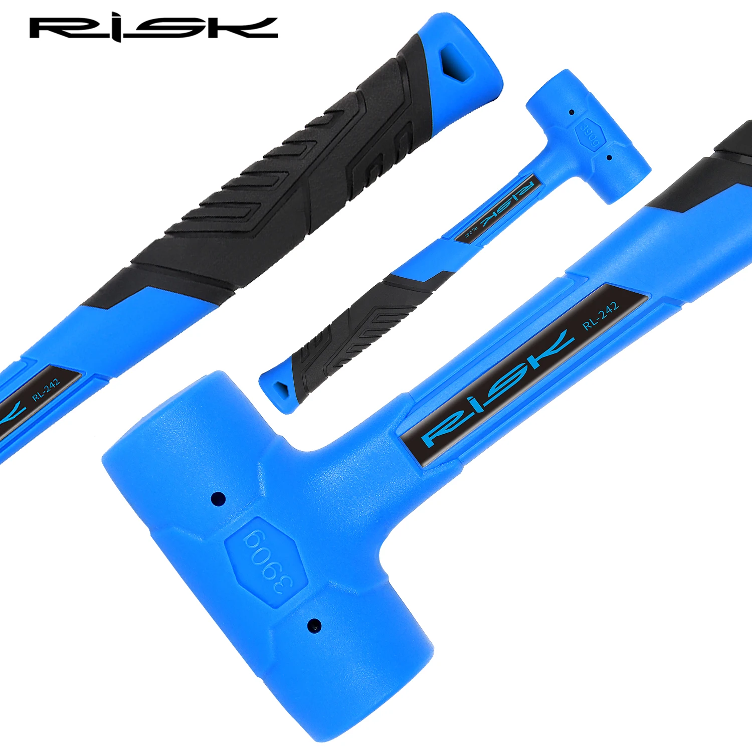 RISK Bicycle Headset BB Repair Hammer Bottom Bracket Mounting Removal Tool Mountain Road Bike Plastic Wrapped Hammer