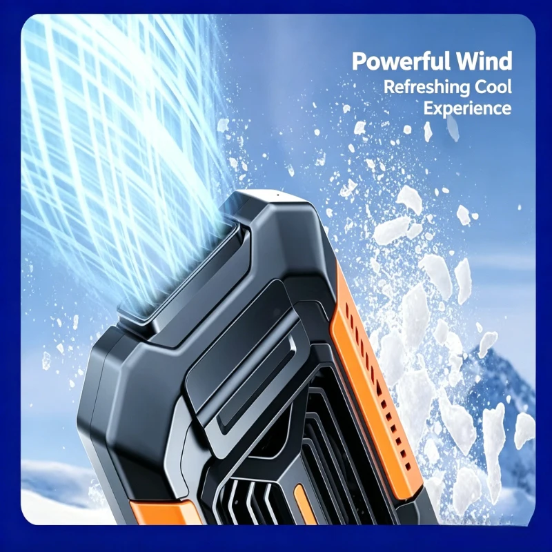 

2026 Hot New Waist Fan Portable Clip-On Fan Hands-Free Cooling Fan for Construction Site Outdoor Work Personal Cooler