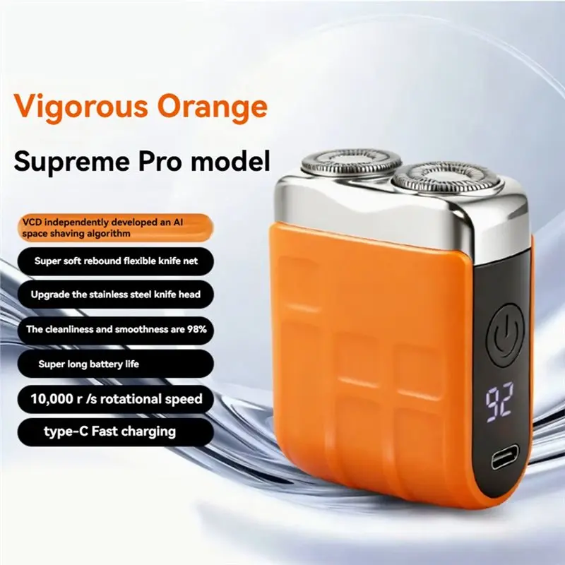 A83X-For Men Electric Shaver Professional Rechargeable Portable Beard Trimmer Hair Clipper Shave Machine C