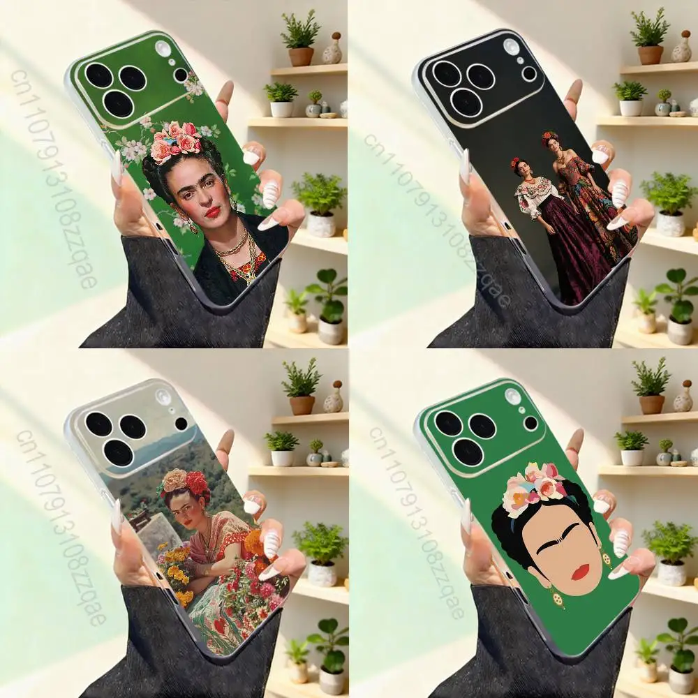 

F-Fridas Art K-Kahlo Cool Phone Case For iPhone 17,16,15,14,13,12,11,Pro,Max,Plus,Mini,SE4,E For Magsafe Wireless