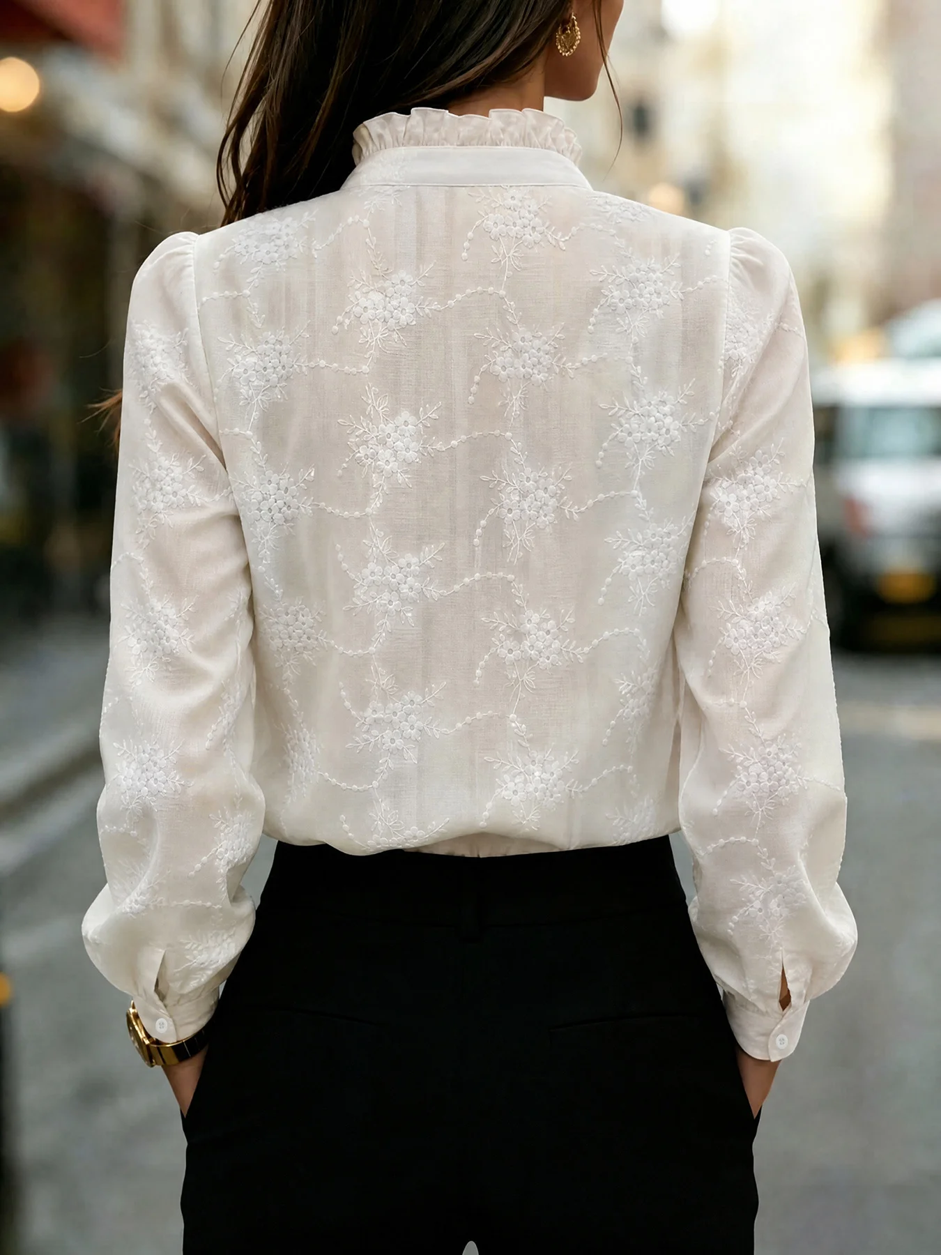 Camisa Feminina 100% Algodão c - Embroidery On Shirt avaliação e preço