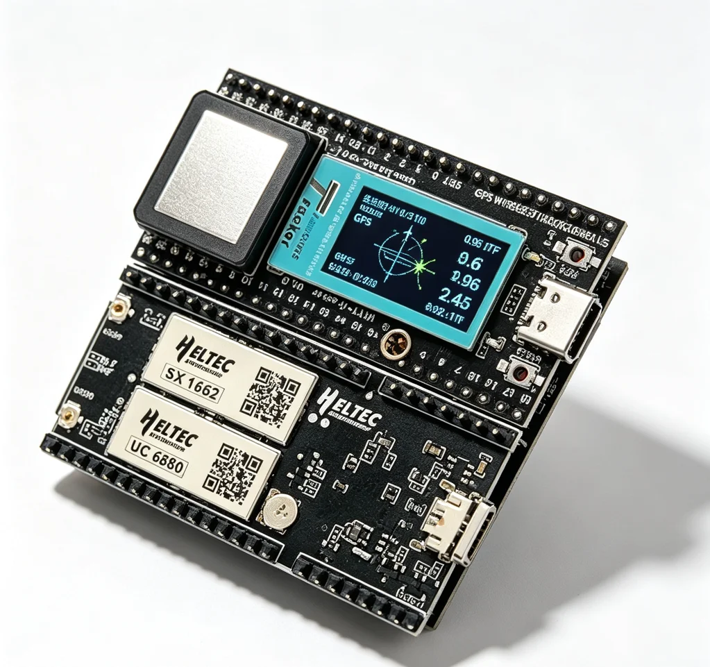 LoRa GPS Tracker Heltec L5 ESP32-S3 SX1262 GNSS WiFi BLE TFT Display Type-C Meshtastic IoT Dev Board for Arduino