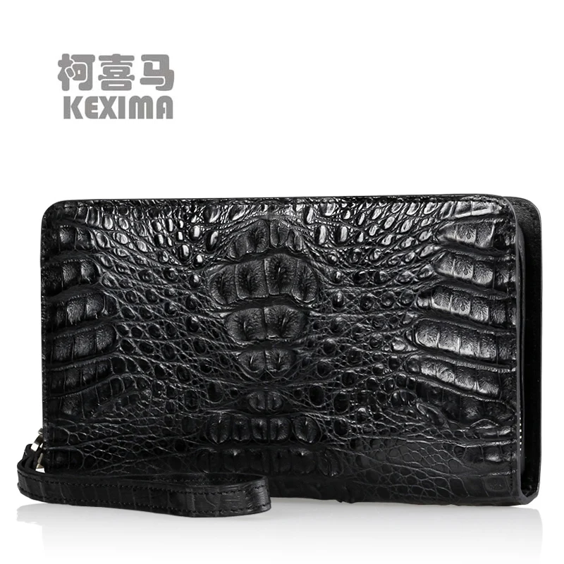 crocodile handbags  male clutch bag  wallet  crocodile bag business  Men's bags  Hand bag  large capacity  Hand caught bag