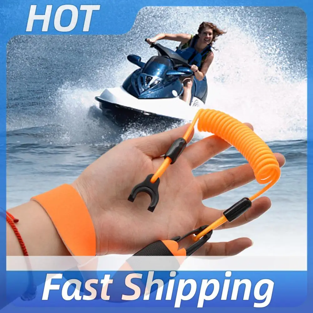 Cuerda de seguridad ajustable para interruptor de parada de motor de embarcación, cuerda de emergencia para apagado de motor, cuerda recordatoria de llave, para motos acuáticas YAMAHA