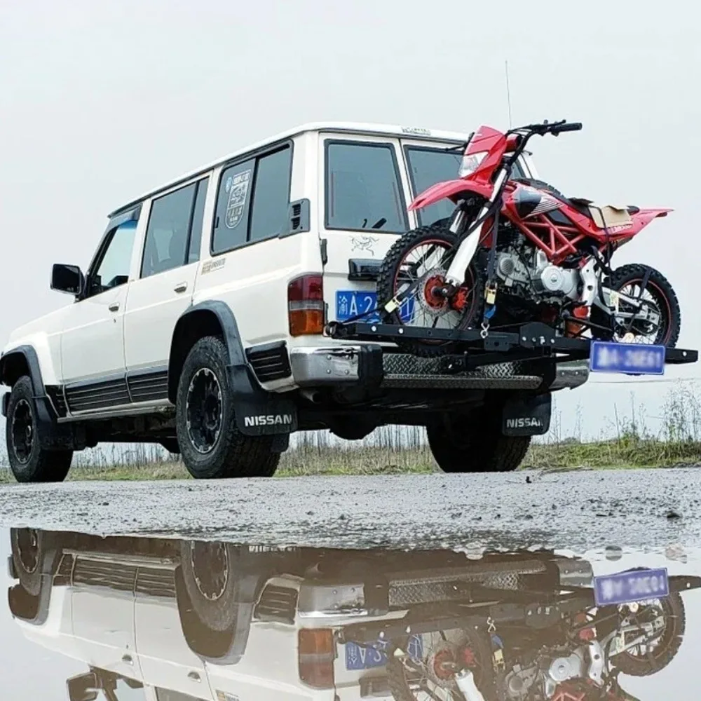 For modified car motorcycle frame trailer square mouth battery luggage rack carrying frame rear scooter