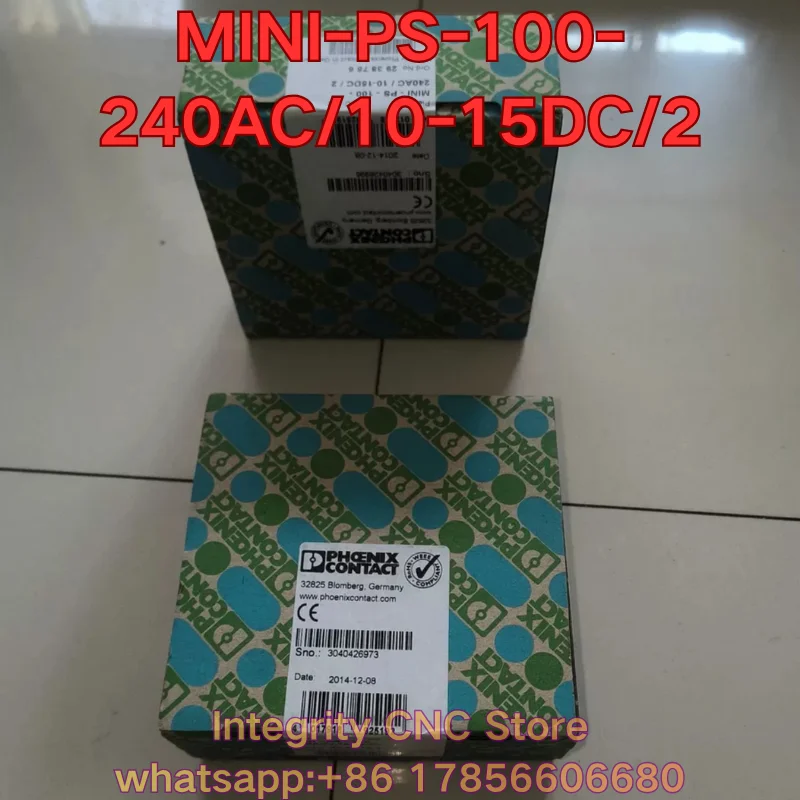 New MINI-PS-100-240AC/10-15DC/2 PLC module 2938756