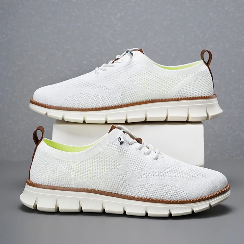 

Новая мужская обувь, повседневная спортивная обувь, весенне-летние дышащие легкие кроссовки, уличные крутые лоферы без шнуровки, большой размер