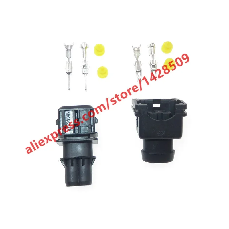 1 Set Female And Male EV1 Style 3.5 Series 2 Pin Male Auto Injector Connector 106462-1