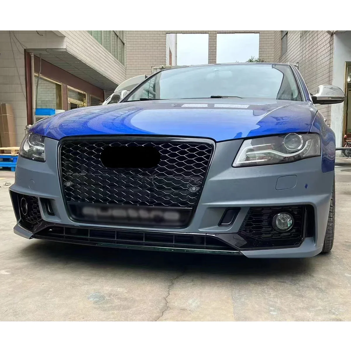 

Комплект автомобильных бамперов для audis A4 B8 2009 2010 2011 2012 upgrade 2019 RS4, модель с бамперами и решетками