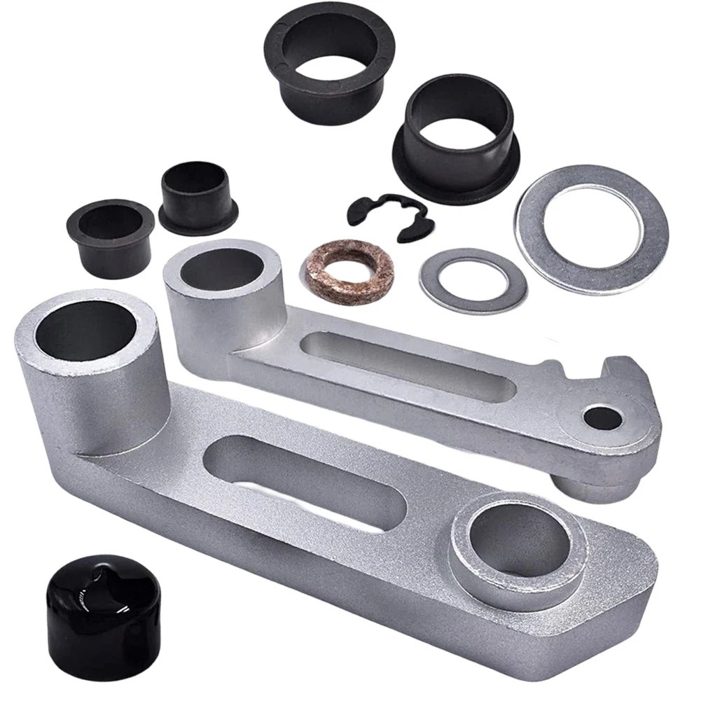 Deck Idler Tensioner Rebuild Kit for Riding Mowers Includes 11 Pieces with Dust Seals and Bushings for Easy Maintenance