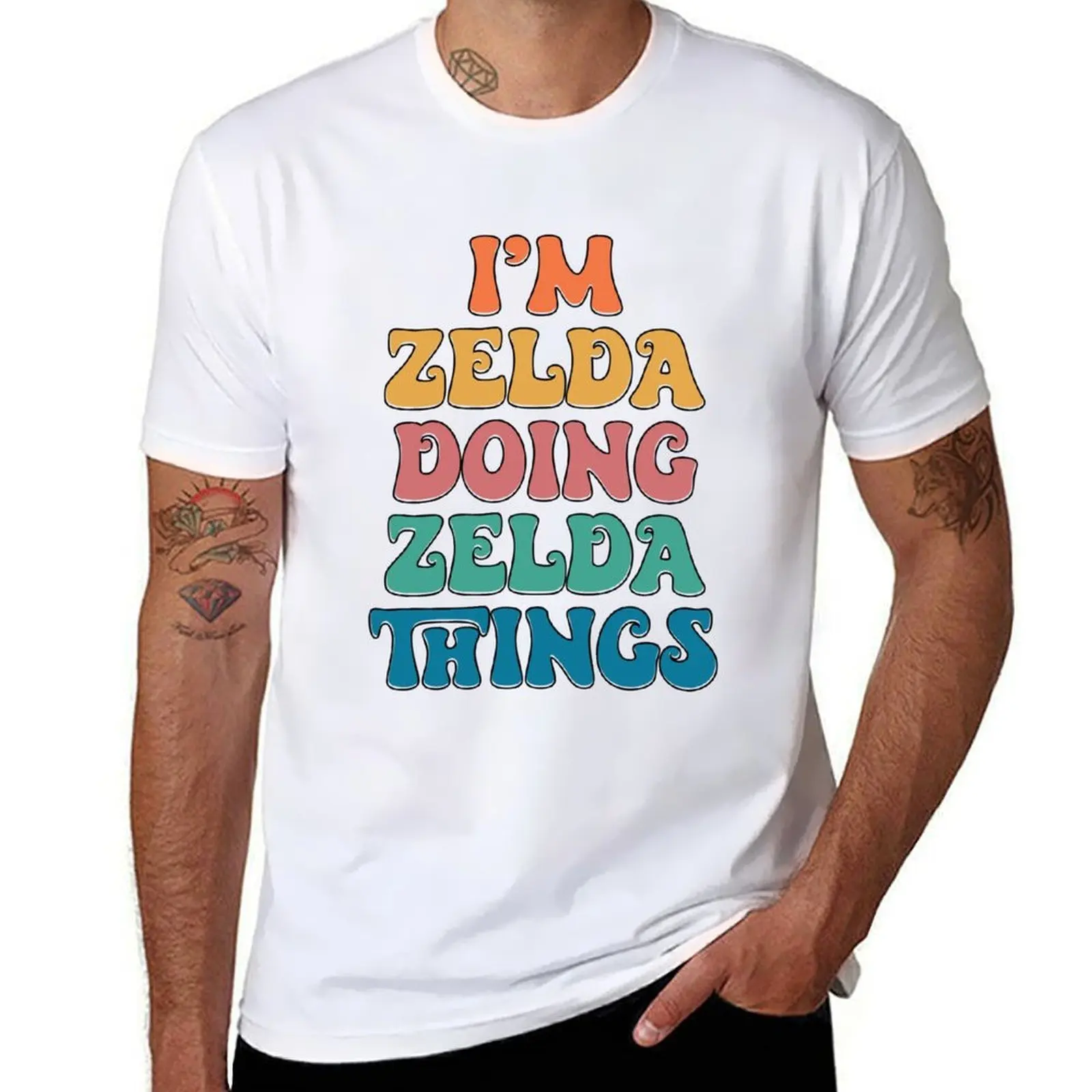 

Zelda Funny Retro First Name T-Shirt man t shirts for men cotton t shirt man T-Shirt