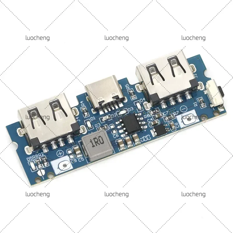 for Type-C Charging Port Dual USB Power Bank Board Boost Module 2.4A Mobile Power Supply DIY Main Board 5V