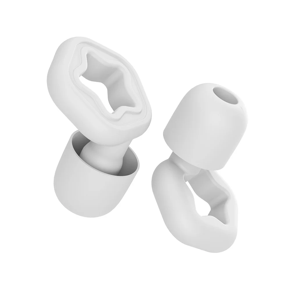 Bouchons d'oreille antibruit en silicone étoile, protecteurs d'oreille réutilisables, bouchons d'oreille de natation étanches, protection auditive interdite, ensemble de 3 paires