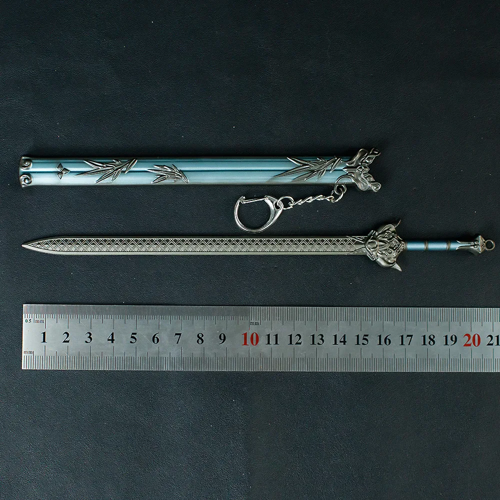 22cm New Toy Sword Game Figure Peripheral Props Metal Model Craftsmanship Desktop Decoration Ornaments Boys Birthday Gift Toys