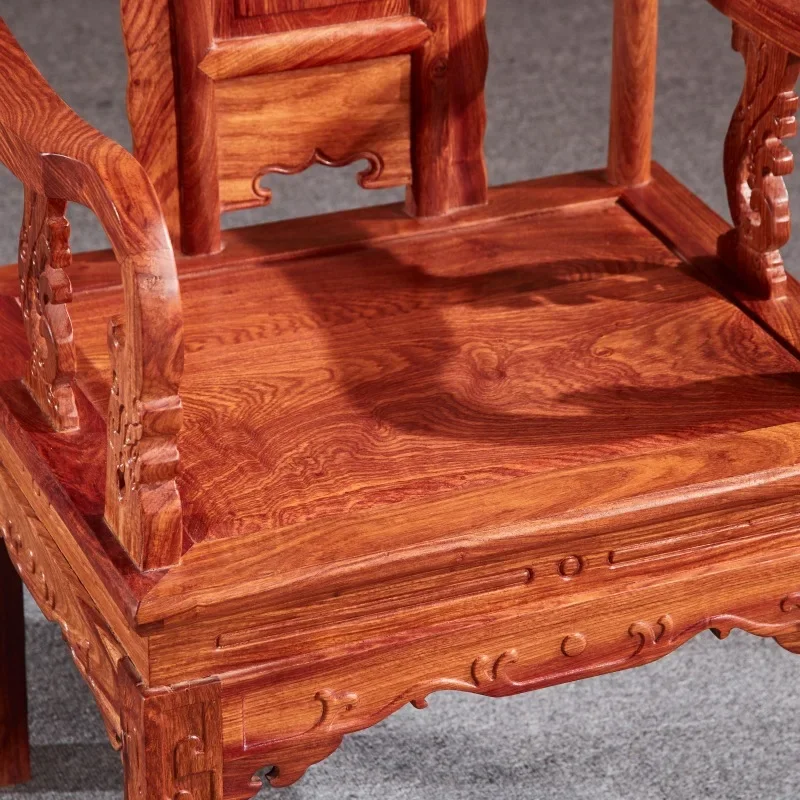 마호가니 럭셔리 마스터 헤지호그 레드 샌달우드 티 테이블 백 체어 로즈우드 홈