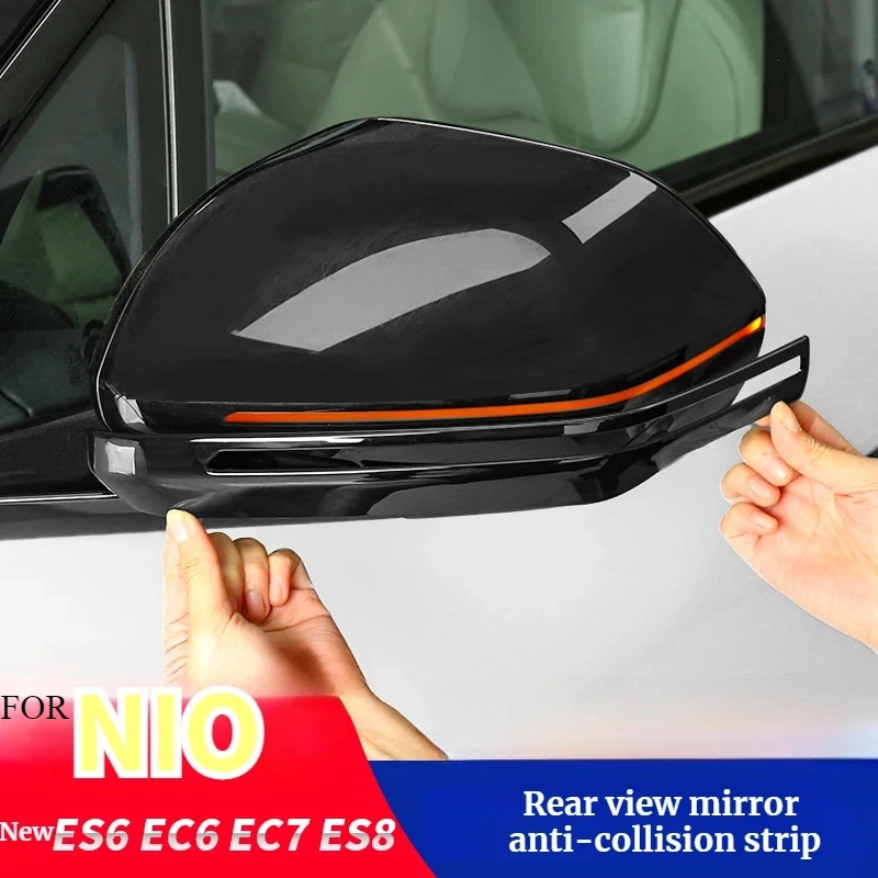 Rear view mirror anti-collision strip new anti-scratch patch modification accessories For NIO 24 ES6  EC6 EC7 ES8