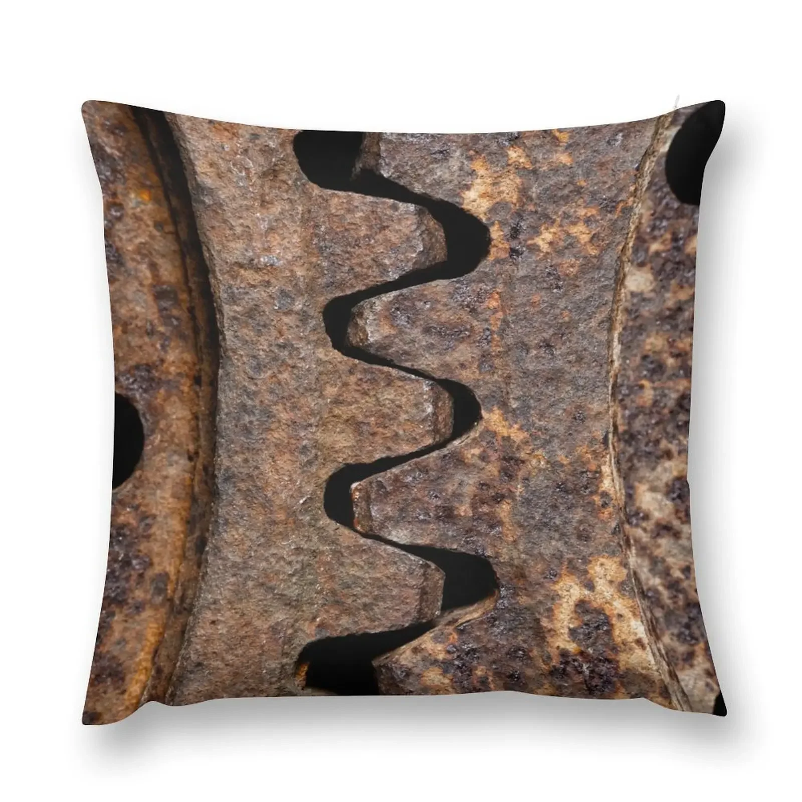 Old and rusty cogwheels Throw Pillow Decorative Sofa Cushion Custom Cushion Photo autumn decoration pillow