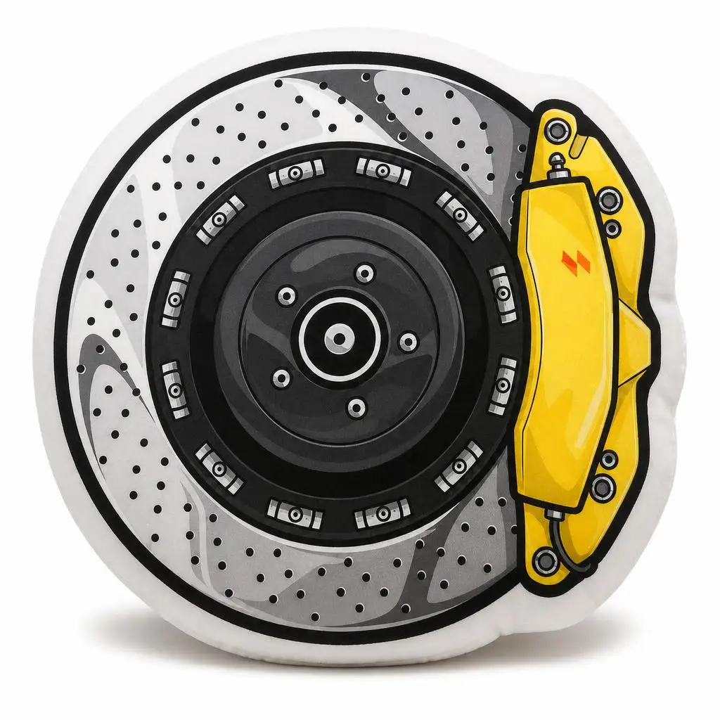 Tire Racing Sport Car Plush Pillow Cushion Funny Stuffed Throw Pillow Home Decor Gift Sofa Bed Car Modification and Repair Shop