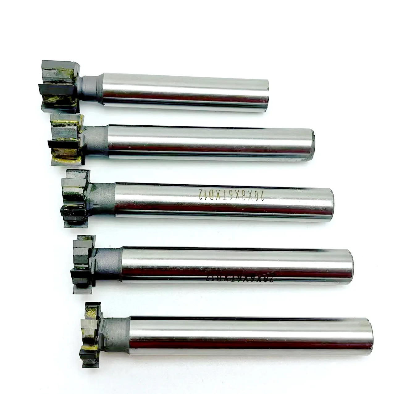 

T-Slot Milling Cutter Straight Shank Carbide End mill Welding carbide cutter Tungsten Steel Side Milling Cutter For Metal