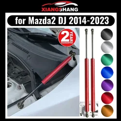 ボンネットフードstrutsためMazda2 dj/dl 2014-現在デミオサイオンヤリスr iaリフトサポートフロントカバー変更ガスダンパー