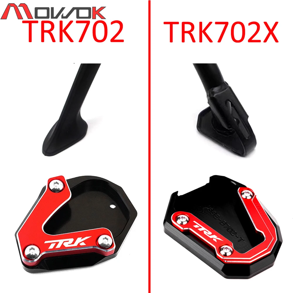 TRK 702 / 702X For Benelli TRK702 TRK702X 2022 2023 Motorcycle Accessories CNC Side Stand Foot Enlarger Kickstand Support Pad