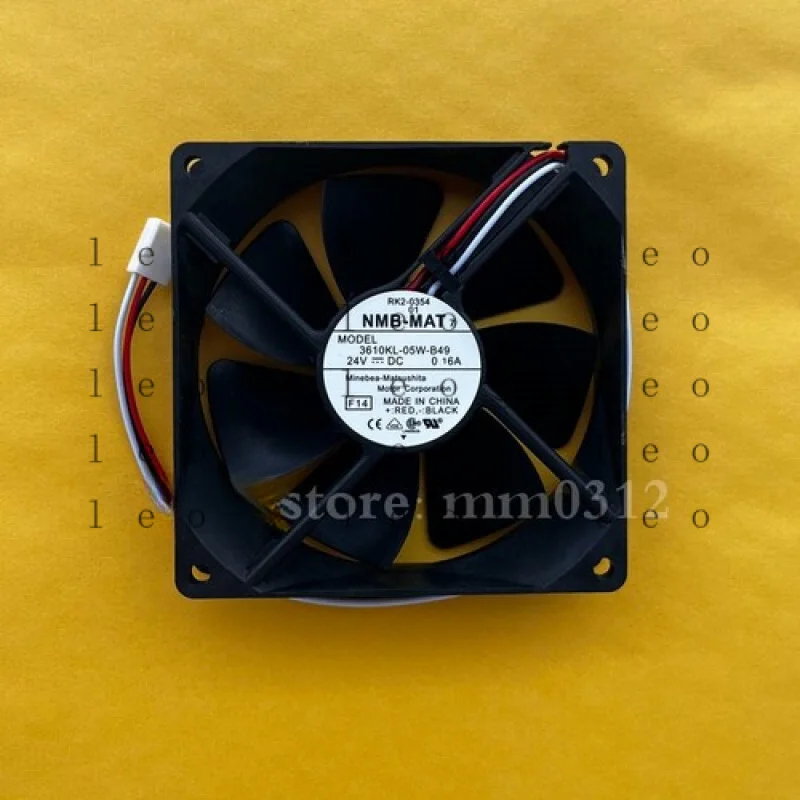 

CC for NMB 3610KL-05W-B49 DC24V 0.16A 90*90*25MM 3-Pin Inverter Cooling Fan