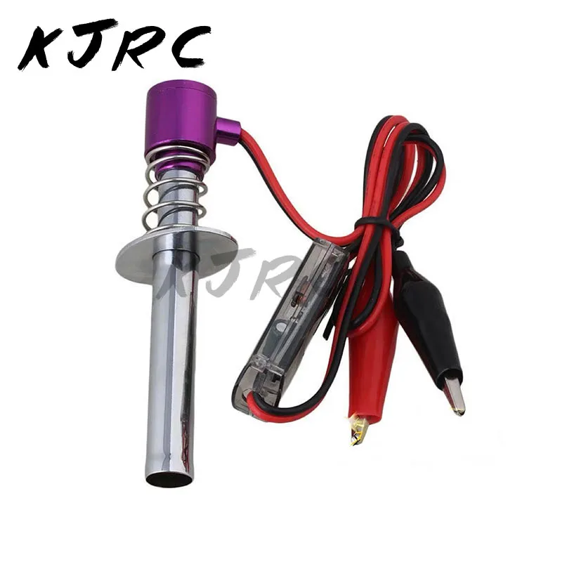 RC Car 6-12V RC HSP 80100 Electronic Glow Plug Igniter Cable Clip Nitro Output 1.2V 18 21 28 engine RC Car Accessories Y1