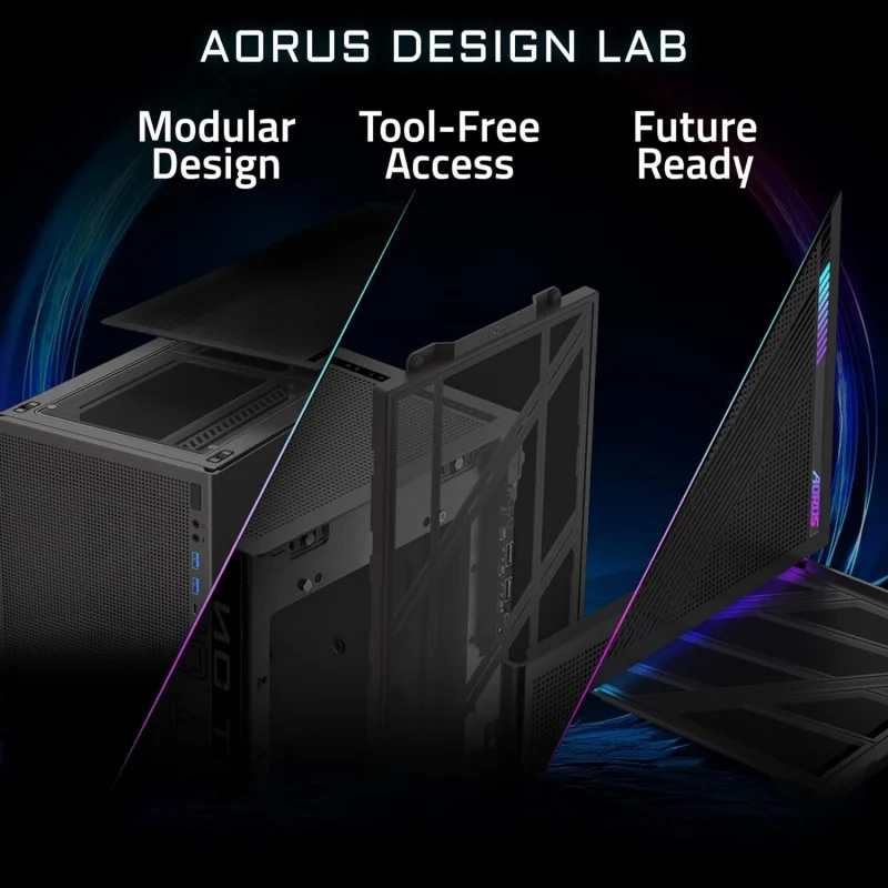 كمبيوتر مكتبي للألعاب من AOTESIER، Ryzen 7 9700X، RTX 5070 Ti، 32 جيجابايت DDR5، 2 تيرابايت SSD، Windows 11، Prime 5 AP5A7N7T-5000