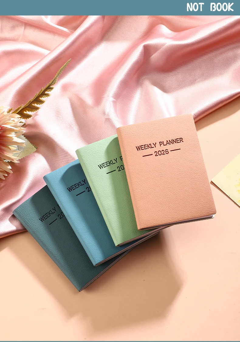A7 Daily Planner Notebook Morandi PU Cover 11