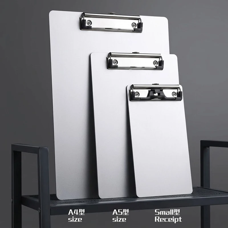 

Professional Aluminum Clipboards for A4, A5, and A3 - Solid Writing Board, Sketch Pad, and Menu Board Durable Clipboard Folder