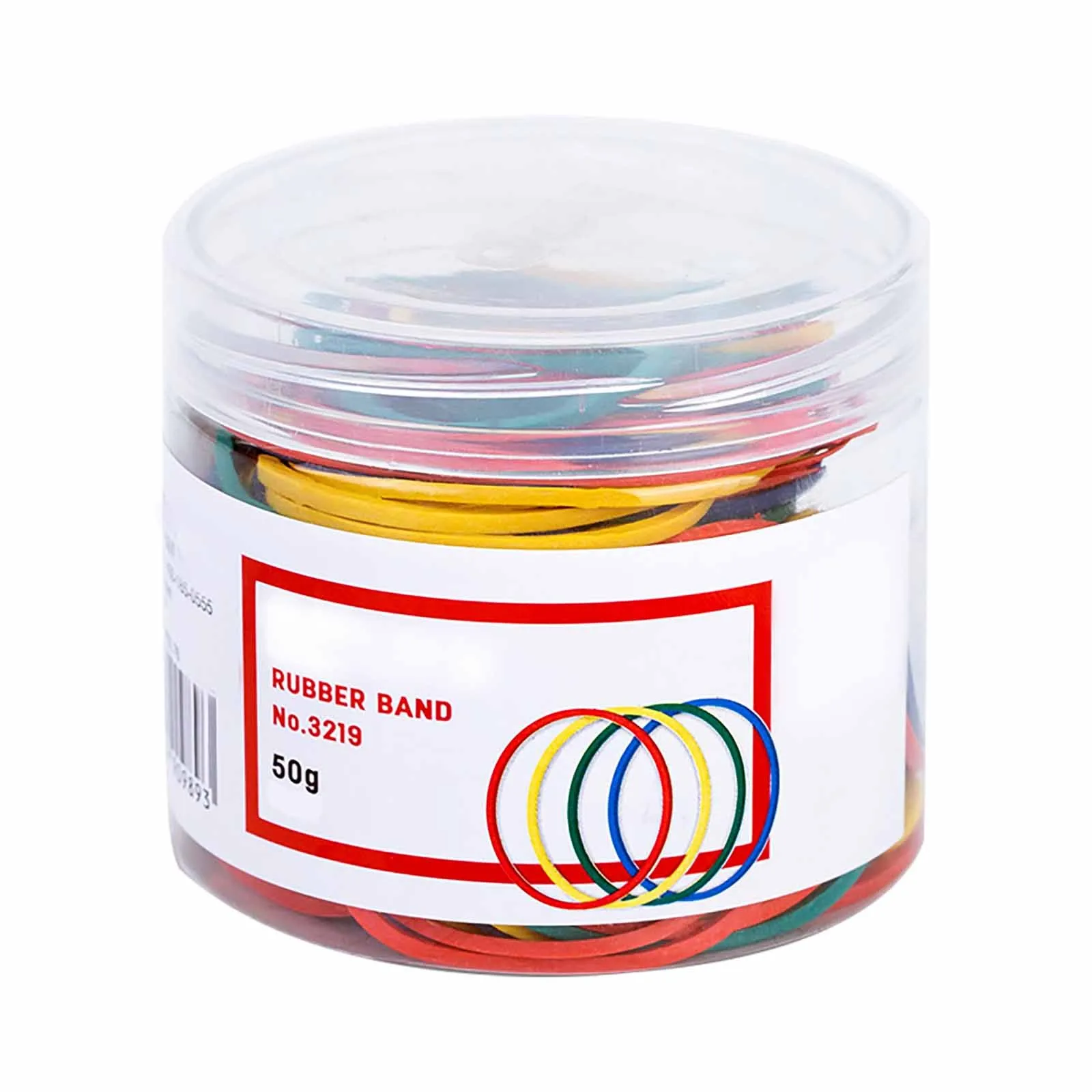 A Bottle Of Colorful High Elastic Rubber Band Supplies Stretchable Latex Ring Suitable For School Office Stationery 50g