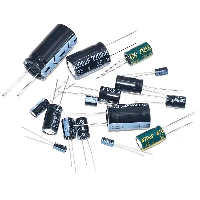 Aluminum electrolytic capacitor size，D6.3xL12mm 220uF ±20%  25V 5000Hrs@105℃