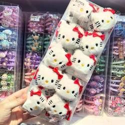 50pcs Sanrio Hello Kitty Hairpin Kawaii Cute Bow Cartoon Children'S Hair Clip Doll Toys Girl Wholesale