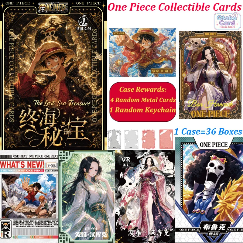 One Piece Trading Cards Wholesale Full Case Sealed Booster Box Anime Collectible Cards Bulk Lot for Resale Hobby Collection