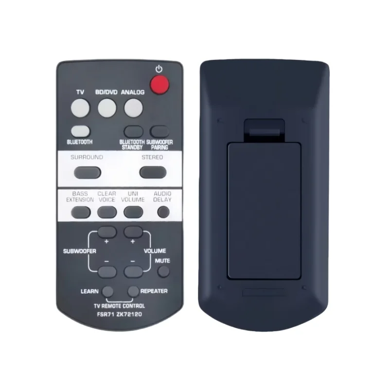 FSR71 ZK72120 Remote Control usable in Yamaha Speaker YAS-203 YAS-207 YAS-108 YAS-105 YAS-106 ATS-1080 YAS-203BL