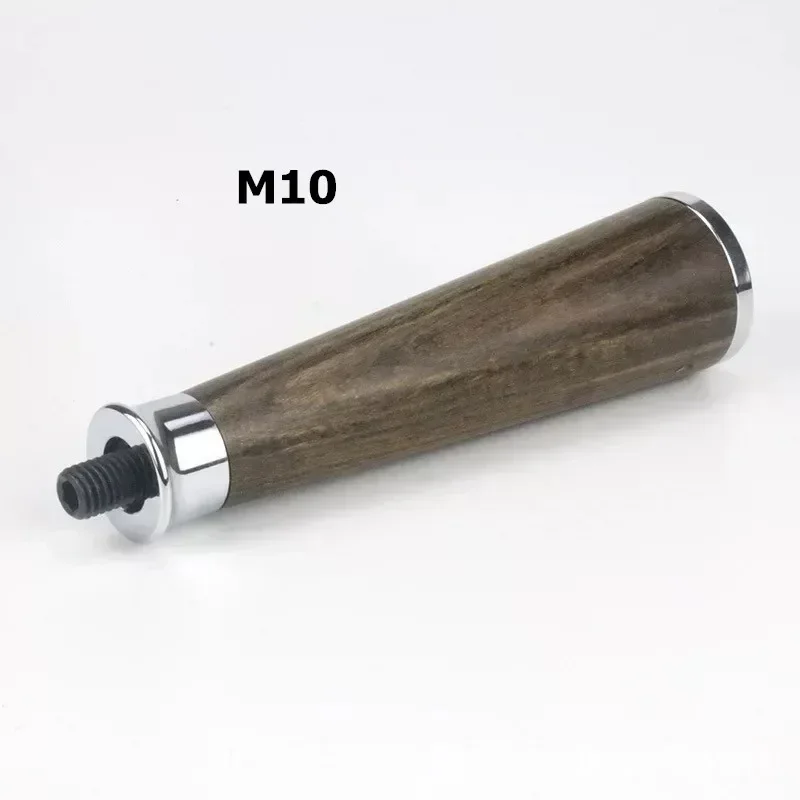 DIY M10/M12 Gewinde Siebträger Griff für italienische Kaffeemaschine Massivholz Kaffeezubehör Ersatz