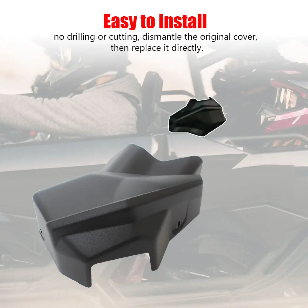 For Can-Am Maverick X3 MAX Turbo R XDS Smart Lok 2017-2018 2Pcs UTV Accessories Black Center Cage Trim Cover Guard