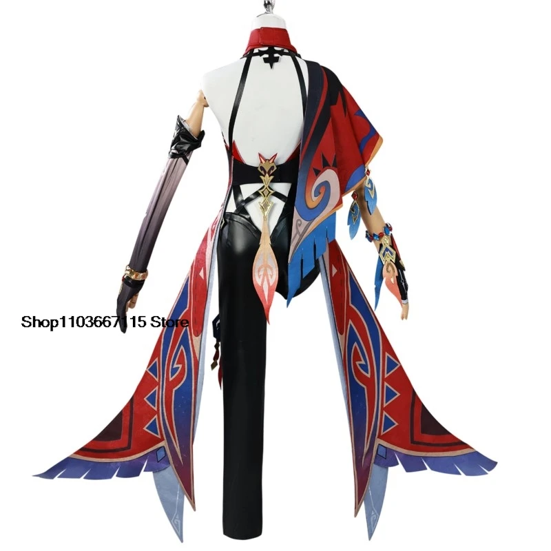 Chasca Cosplay Costume Genshin Impact Game Costume Wig Dress Full Set Uniform Props Tlalocan Halloween Christmas Fancy Party