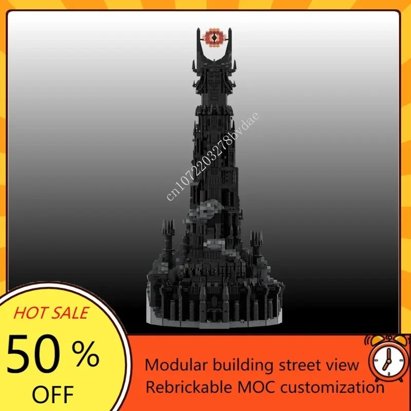 

5996PCS Movie King of Rings Fortress of War LOTR Barad-dur UCS Scale Orthanc Medieval Castle Architecture Building Block Toys