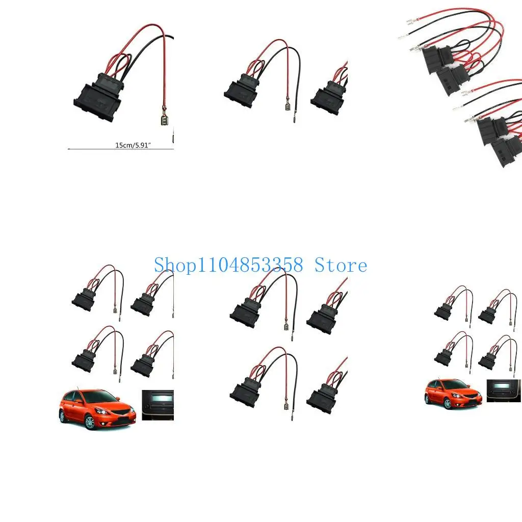 

652f 4pcs Car Discher Grange Adapter разъем для Scirocco