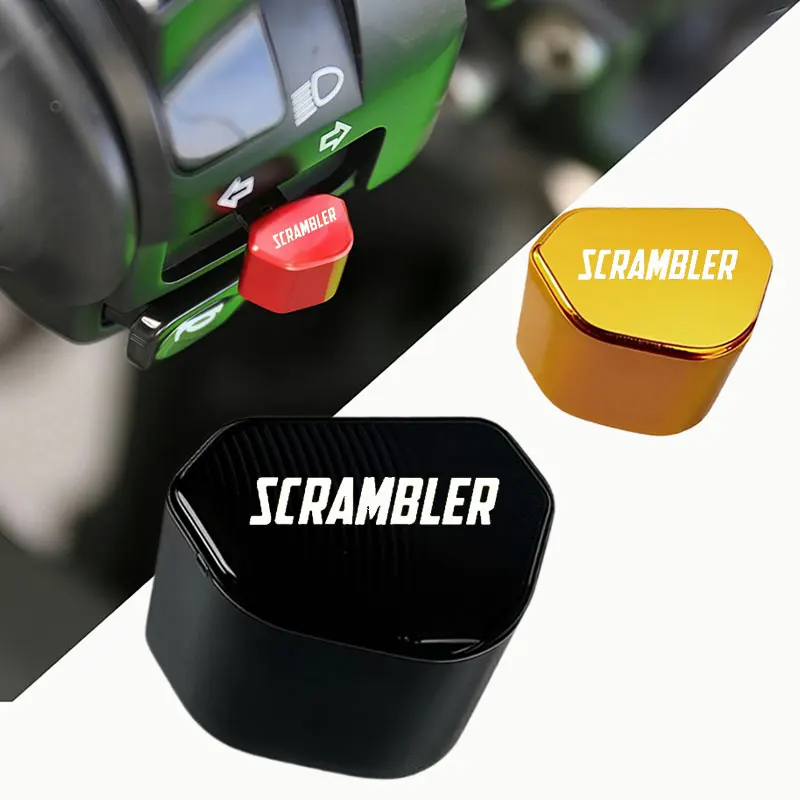 

Для Ducati SCRAMBLER 848/Evo 899/1199/1299/R/S 2026: Алюминиевые накладки на кнопки переключателей поворотов для мотоциклов, аксессуары