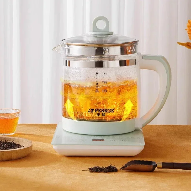 Health pot multifunctional home small office all-glass new tea maker kettle flower teapot