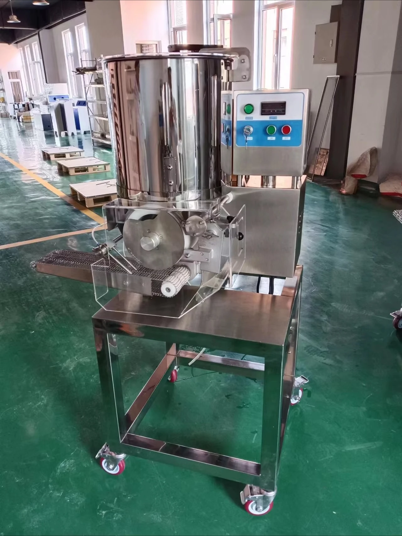 Bestseller Warranty Burger Patty Machine Adjustable Thickness Beef Chicken Fish Automatic Beef Patty Machine Price