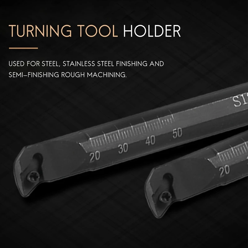 12Pcs Dcmt0702 Carbide Inserts + S12M-Sducr07 Boring Bar 150Mm With Wrench For Cnc Lathe Inner Turning Tools