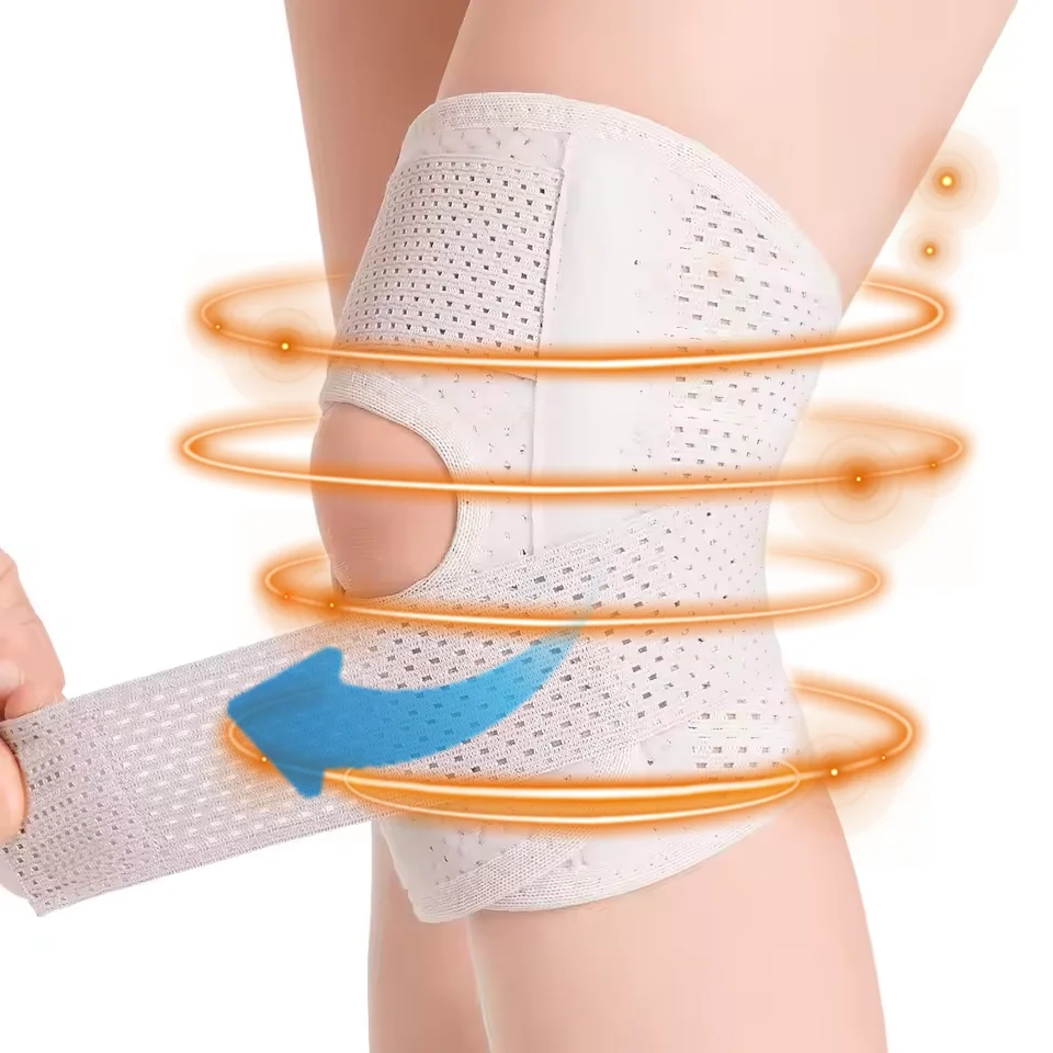 

1 Pair Knee Brace Meniscus Tear for Knee Pain Arthritis Recovery Joint Support, Adjustable Breathable Knee Wrap Women and Men