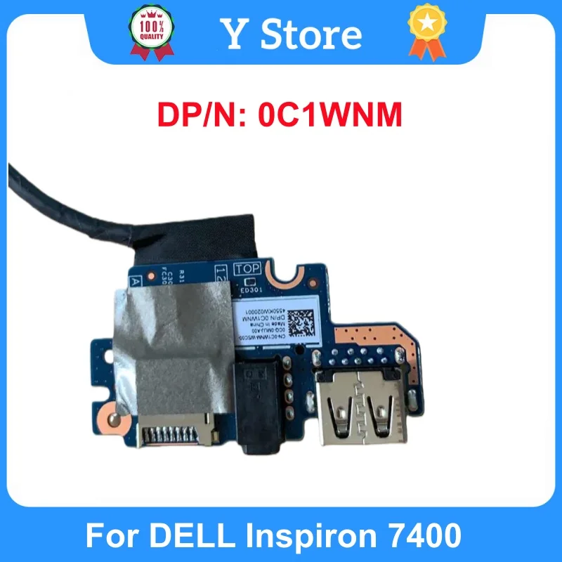 

Y Store 0C1WNM 03P22V New Original For DELL Inspiron 7400 Laptop USB Audio Interface Board 19A90-1 C1WNM CN-0C1WNM 3P22V