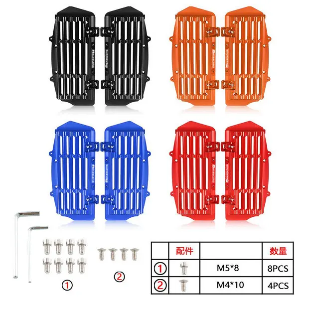 

Radiator Grille Guard Cover for 250XCF-W 2016 350 Freeride 450XCW 2017 450SMR 2021-2022 450 Rally Replica 450XCF-W 2023 Motor