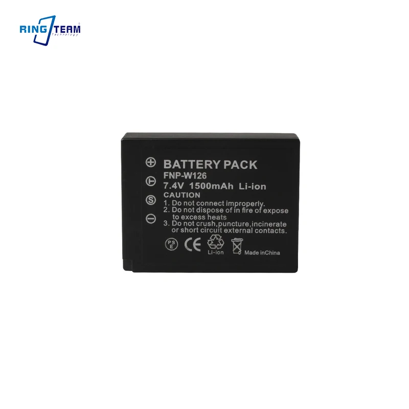 

For Fujifilm X100F X-A Series X-E2 X-E2S X-Pro1 Cameras NP-W126 NPW126 NP-W126S Stable Power Replacement Battery
