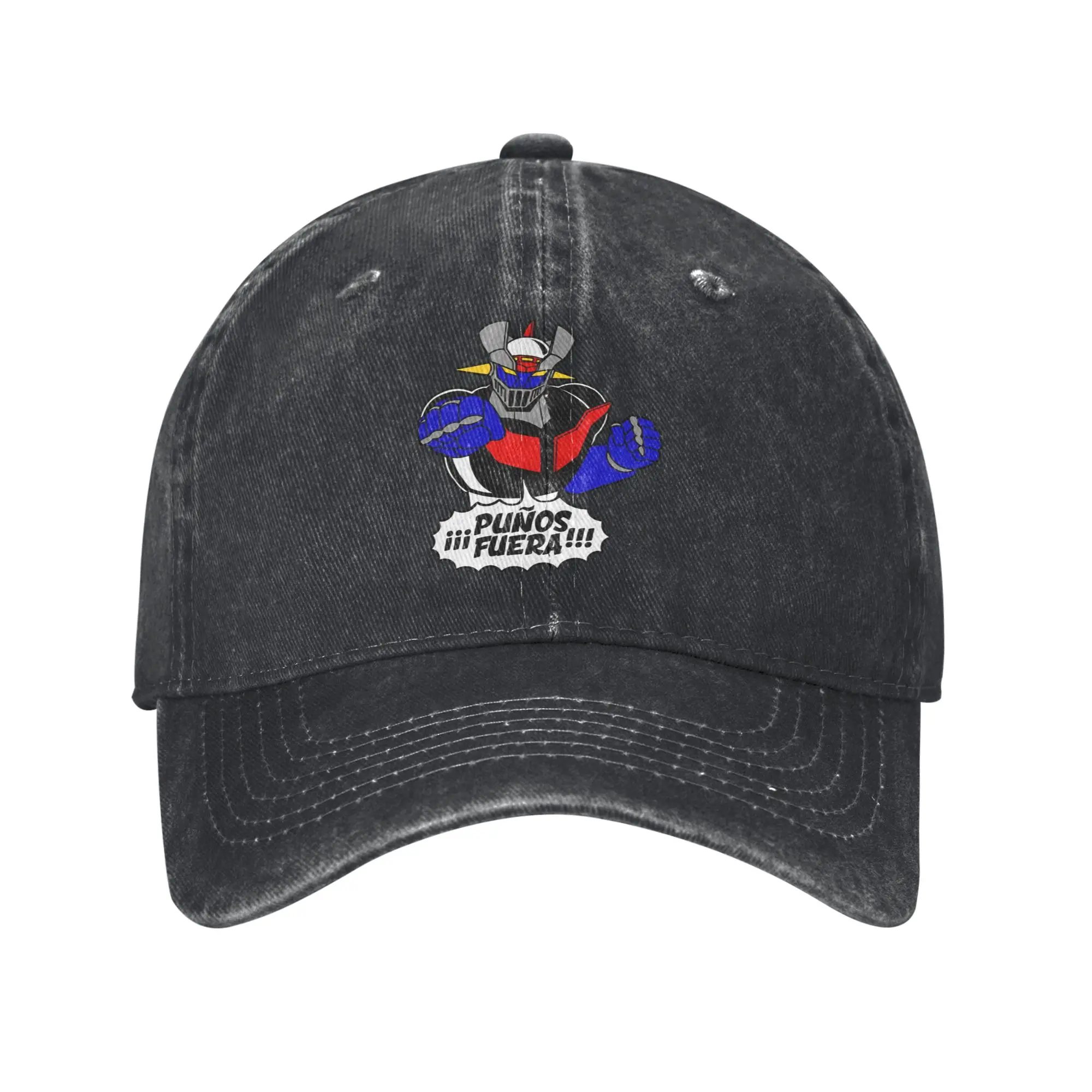 Gorras de béisbol Mazinger Z Pu os fuera, gorras con visera Mazinger Z, sombreros para el sol para hombre